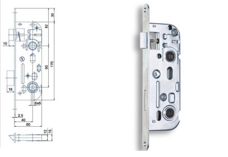 Zadl.z�mek 01-16C P-L ZN b�l� WC  �1