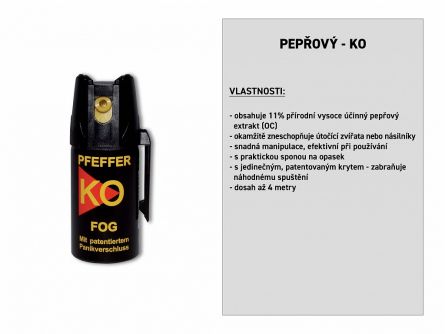 Sprej pep�ov� KO FOG 40ml Ballistol