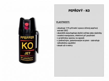 Sprej pep�ov� KO JET 40ml Ballistol