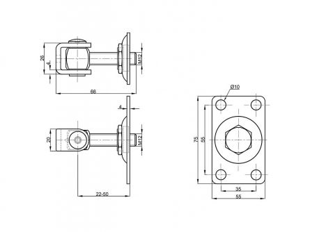 Z�v�s se�izov.plotna M12 55x75 Bzn