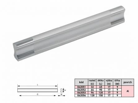 �chytka IVANA 826 96/120 Al