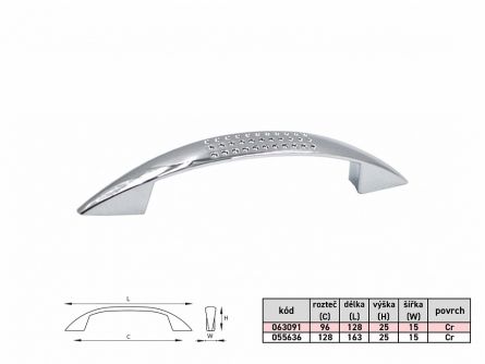 �chytka JAMO  96mm CHROM