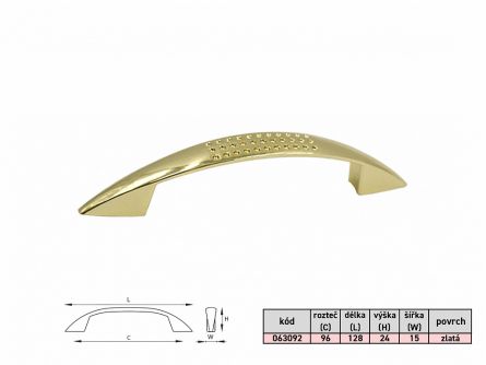 �chytka JAMO  96mm MS ZLAT�