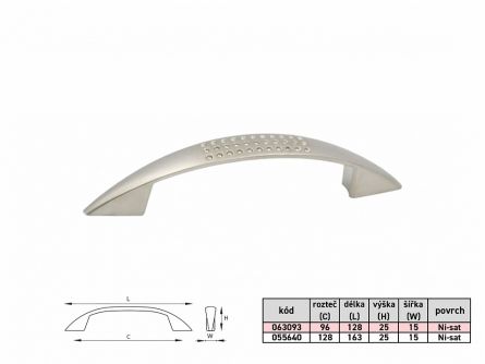 �chytka JAMO  96mm NI-SATIN