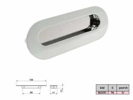 �chytka �oupa�ky MILENA 96 CHROM