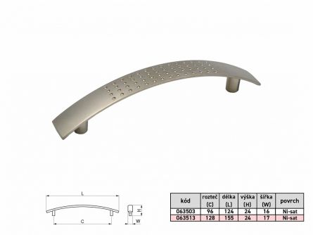 �chytka PORTOS 96 Ni mat 063503