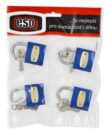 Visac� z�mek FORMAN Fe 38 mm SU 4ks blistr