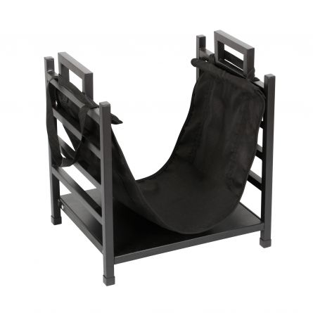 Stojan na krbov� d�evo s nosi�em