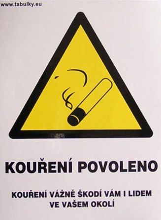 VT Kou�en� povoleno 120x160samolep.