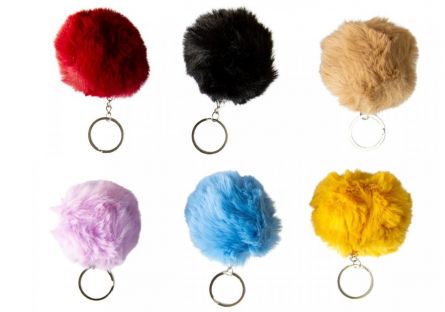 P��v�sek koule chlupat� ply� barevn� 5cm