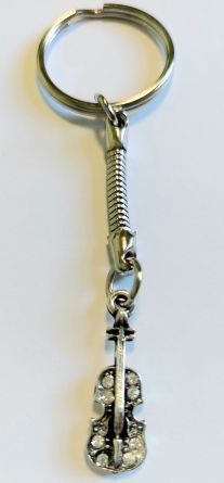 P��v�sek kov housle s kam�nky 25x8mm