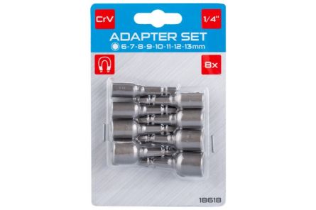 Sada adapt�r� 1/4" 6,7,8,9,10,11,12,13mm FESTA