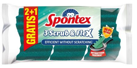 SP-houbi�ka vlnka scrub flex sponge scourer