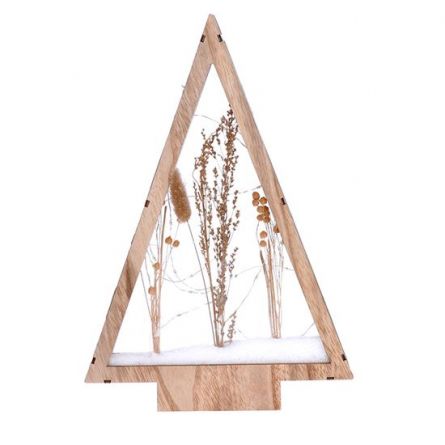 SO- dekorace v�no�n� d�ev�n� zasn�en� kv�tiny 37