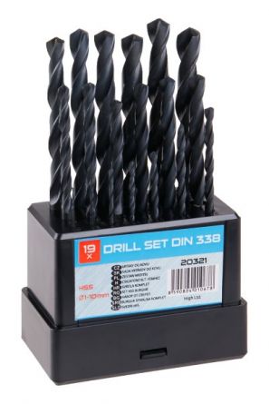 Sada vrt�k� HSS 1-10mm 19ks plast