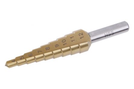 Vrt�k stup�ov� HSS TiN 4-12mm 9stup�� FESTA