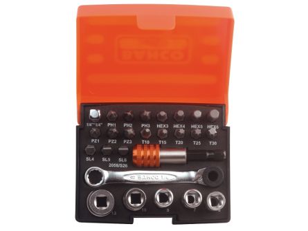 BAHCO sada bit� s r��nou 26d�l� 2058/S26