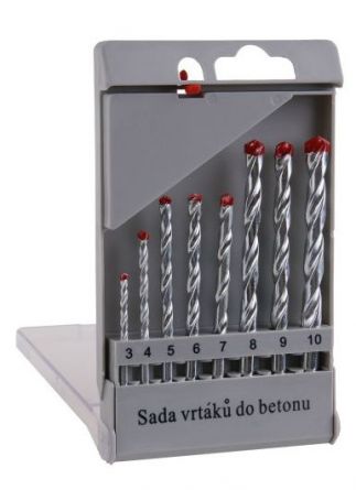 Sada vrt�k� vidiov�ch zdivo 3-10mm PVC 8ks