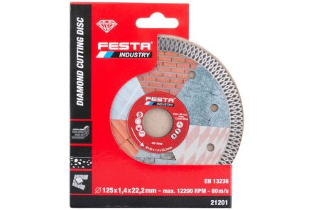 Kotou� diam.�ezn� 125x1,4x22,2mm FESTA INDUSTRY