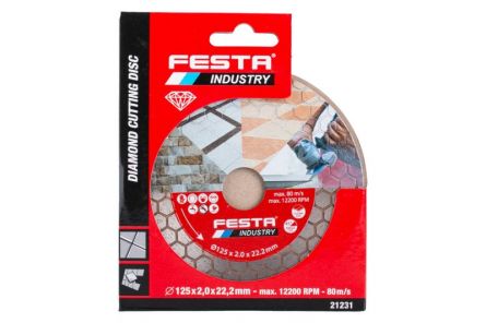 Kotou� diam.�ezn� 125x2,0x22,2mm FESTA INDUSTRY