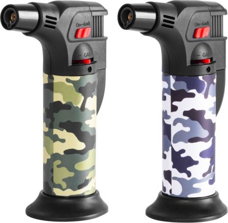 Zapalova� mini se stojanem kamufl� plniteln�