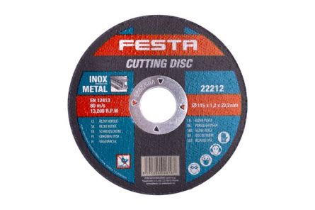 Kotou� �ezn� kov 115x1,2x22,2mm FESTA