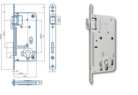 Zadl.z�mek 24028 P-L BZn b�l� � 1ks