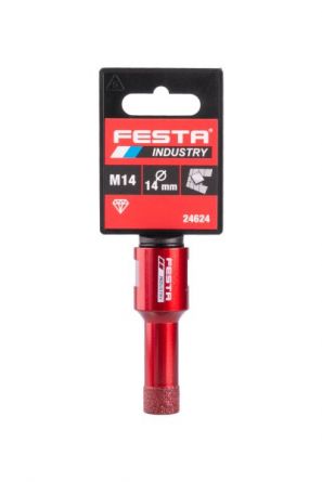 Korunka diamantov� vykru�.M14 FESTA 14mm INDUSTRY