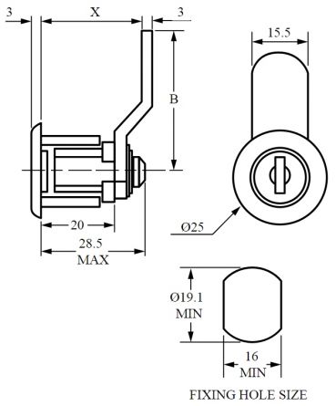 Z�mek EUROLOCKS 3803-0062