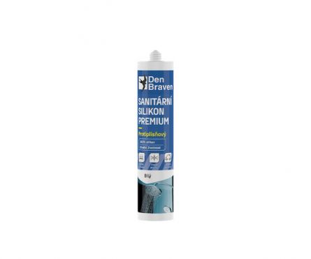DEN-sanit�rn� silikon 280ml b�l� Premium
