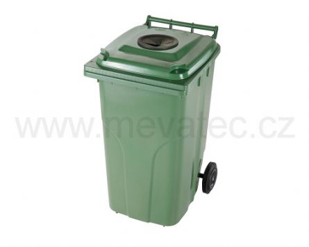 Popelnice plast 240l s kole�. vhoz sklo