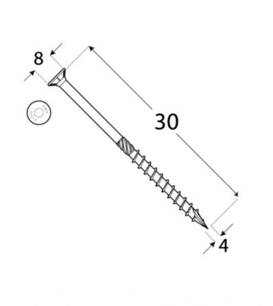 DO vrut tes.zap.hlava 4x30 �200