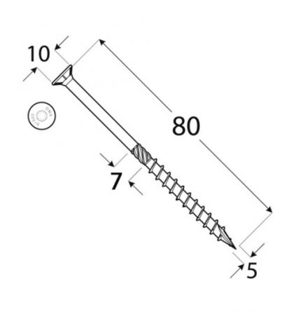 DO vrut tes.zap.hlava 5x80 �200