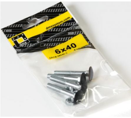 DO vratov� �roub 6x40 �ern� hlava 4ks