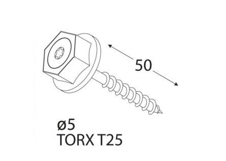 DO SDCS 50 vrut C/12 blister