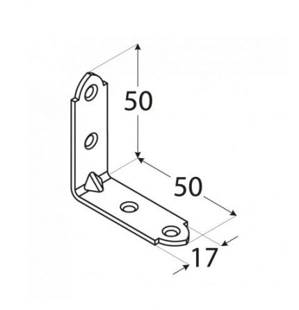 DO �heln�k �zk� 50x50x17x2.0 KW3