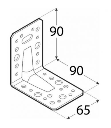 DO �heln�k s proli.90x90x65x2.5 KP11 sta
