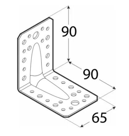 DO �heln�k s proli.90x90x65x2.5 KP1