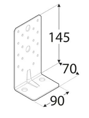 DO �heln�k s proli.145x70x90x2.5 KP8