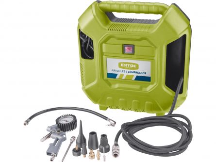 EXTOL kompresor bezolej.1100W CRAFT