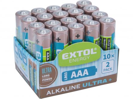 EXTOL baterie alkalick� 1.5V AAA LR03