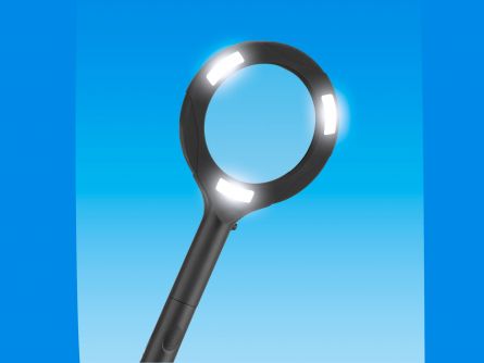 Lupa se sv�tlem 80lm, 3x zv�t�en�, 3x0,5W COB LED