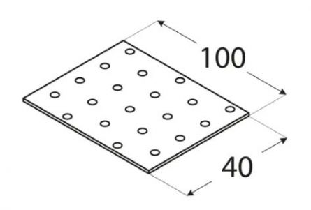 DO desti�ka perforovan� 40x100 PP2