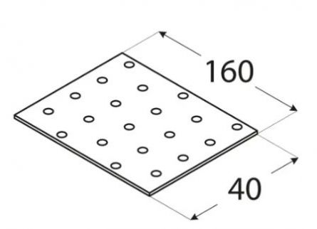 DO desti�ka perforovan� 40x160 PP4