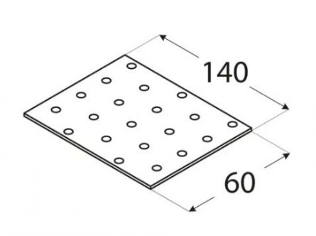 DO desti�ka perforovan� 60x140 PP5