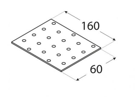 DO desti�ka perforovan� 60x160 PP6