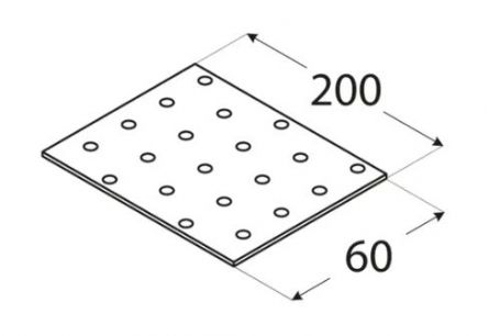 DO desti�ka perforovan� 60x200 PP7