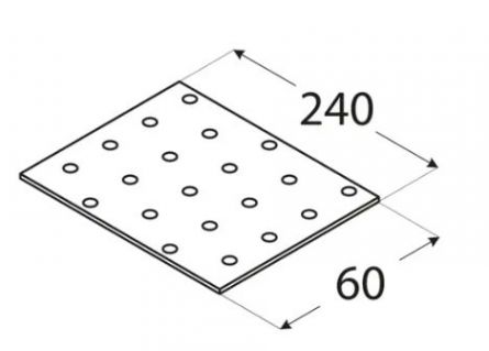 DO desti�ka perforovan� 60x240 PP8