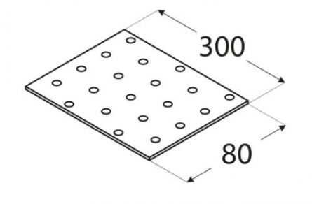 DO desti�ka perforovan� 80x300 PP11