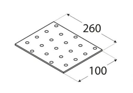 DO desti�ka perfor. 100x260 PP14